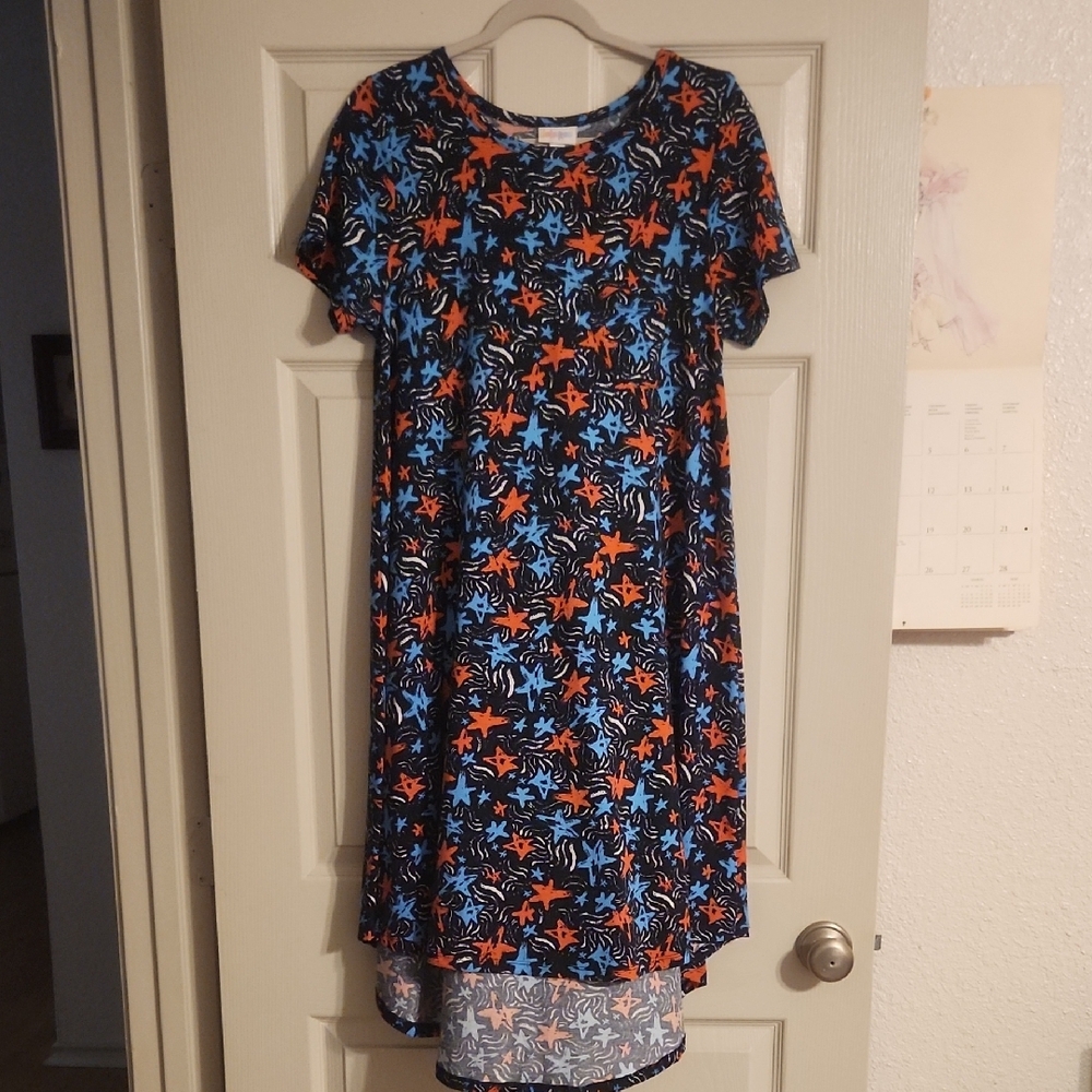 LuLaRoe Carly Swing Dress, Small